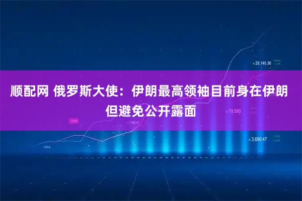 顺配网 俄罗斯大使：伊朗最高领袖目前身在伊朗 但避免公开露面